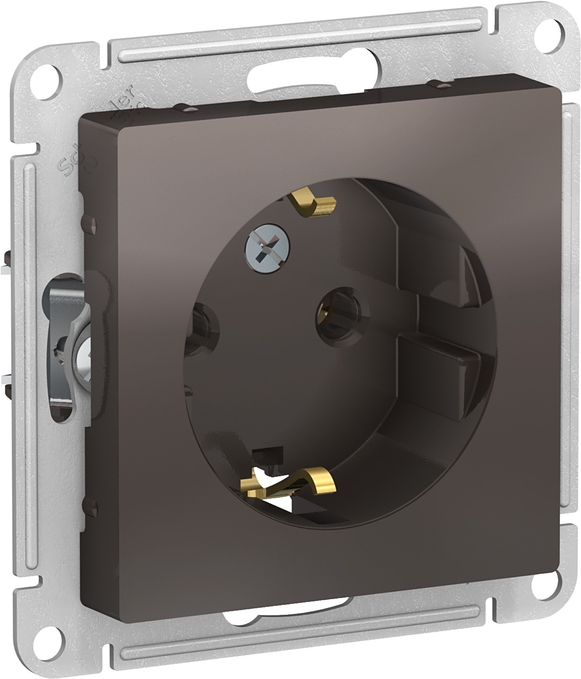 

Розетка Schneider Electric AtlasDesign мокко [ATN000643], Розетка Schneider Electric AtlasDesign ATN000643 мокко
