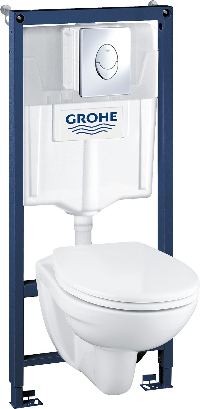 

Инсталляция для унитаза Grohe Solido Set 4 in 1 [39192000], Инсталляция для унитаза Grohe Solido Set 4 in 1 39192000