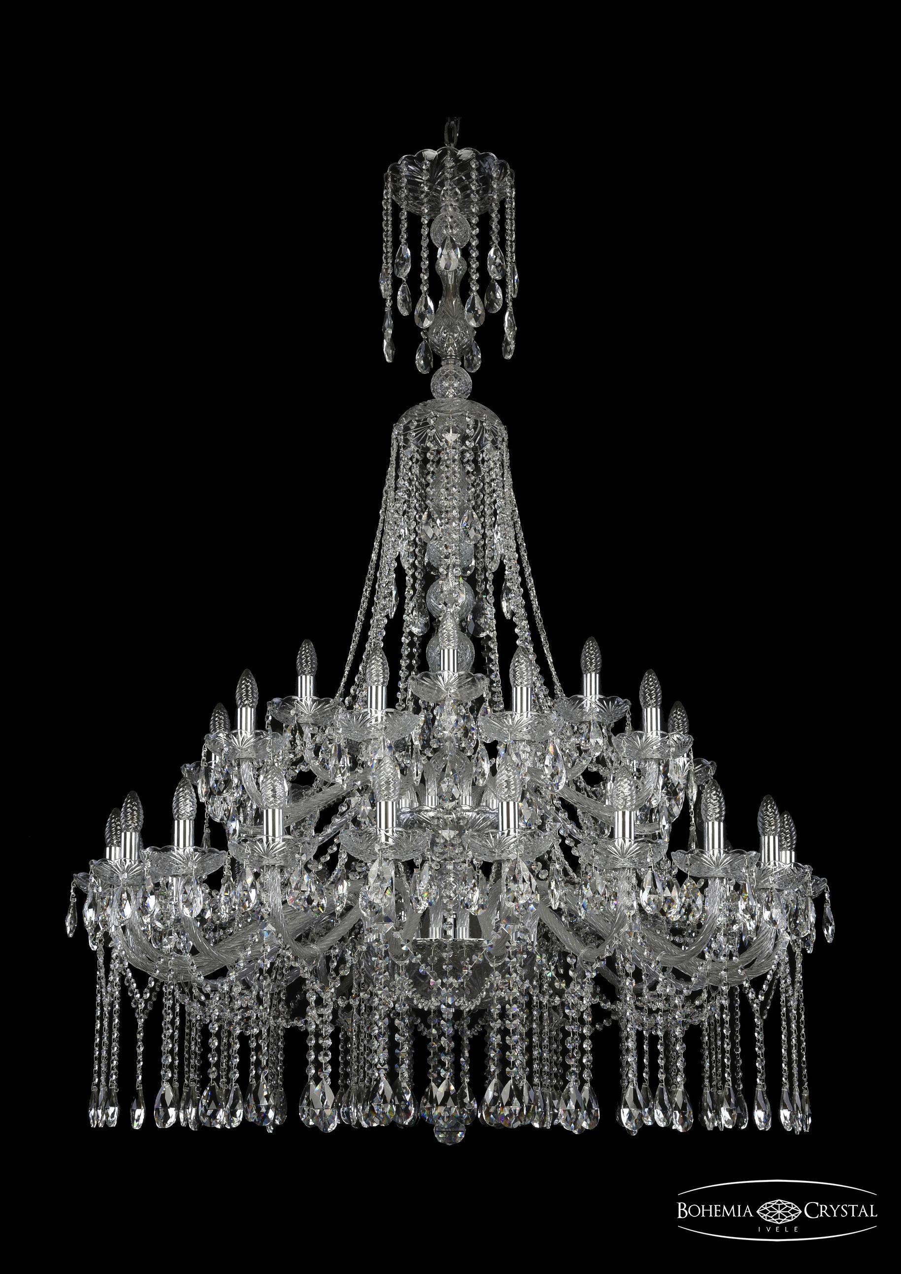 

Подвесная люстра Bohemia Ivele Crystal 1413/20+10+5/400/XL-164/2d/Ni