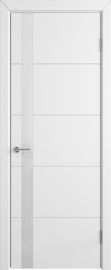 

Межкомнатная дверь Юркас Colorit К4 ДО 80x200 белая эмаль/Lacobel белый, Colorit К4 ДО 80x200