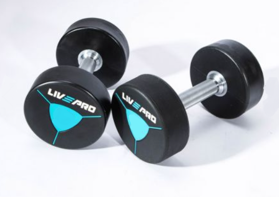 

Гантель LIVEPRO Premium Urethane Dumbbells 22 кг черный/синий [NL\LP8000-22\00-00-00], Гантель LIVEPRO Premium Urethane Dumbbells 22 кг NL\LP8000-22\00-00-00 черный/синий
