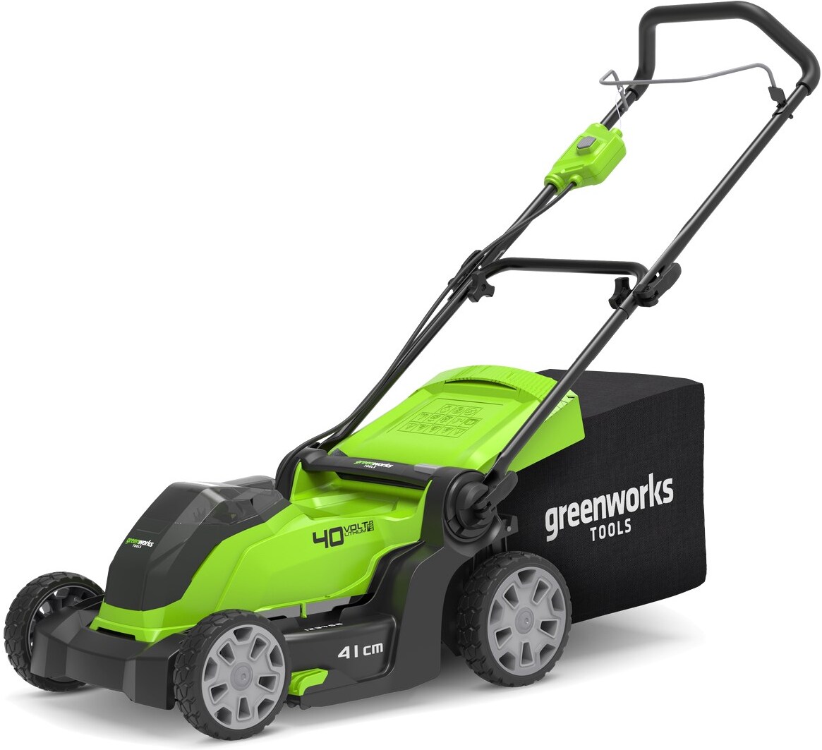 

Газонокосилка аккумуляторная Greenworks G40LM41, Газонокосилка Greenworks G40LM41 2504707