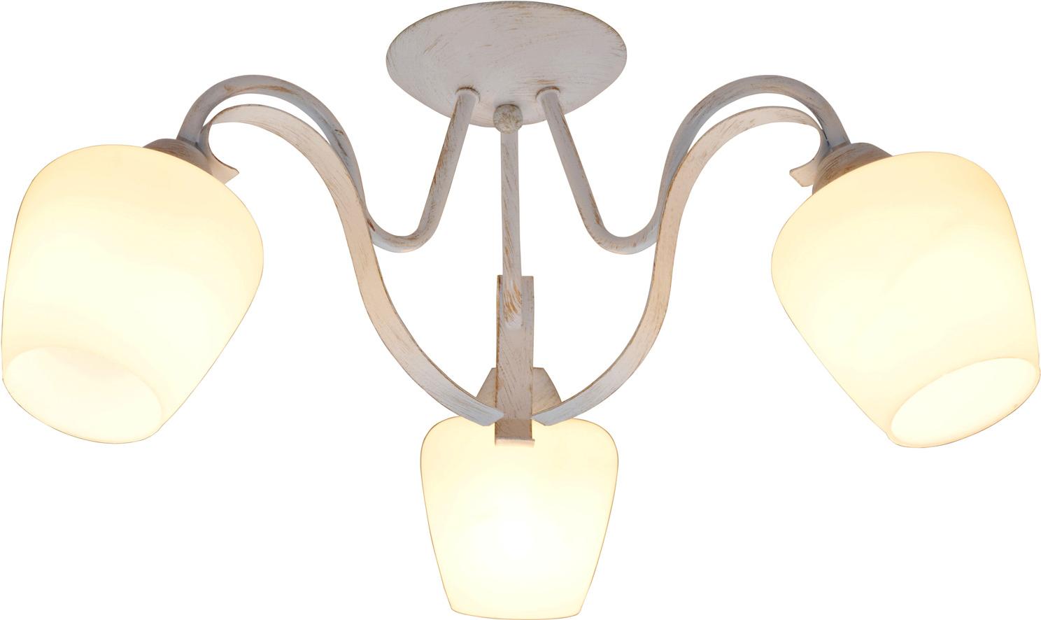 

TOPLIGHT Люстра потолочная ABEGAIL TL1133-3D Toplight, E27, 3x60W, белая патина, золотой, Люстра потолочная ABEGAIL TL1133-3D Toplight, E27, 3x60W, белая патина, золотой