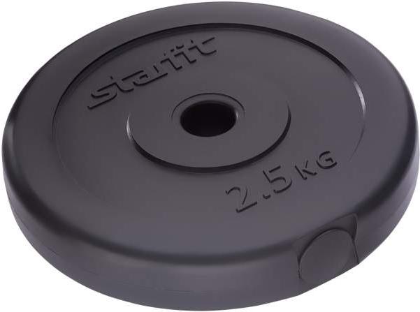 

Диск для штанги Starfit BB-203 2,5 кг, 2шт черный, BB-203 2,5 кг, 2шт