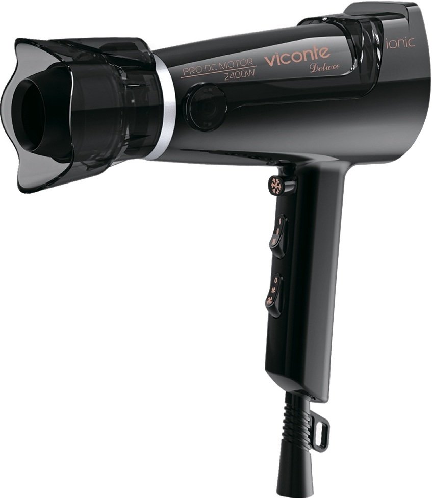 

Фен Viconte VC-3722 черный, VC-3722