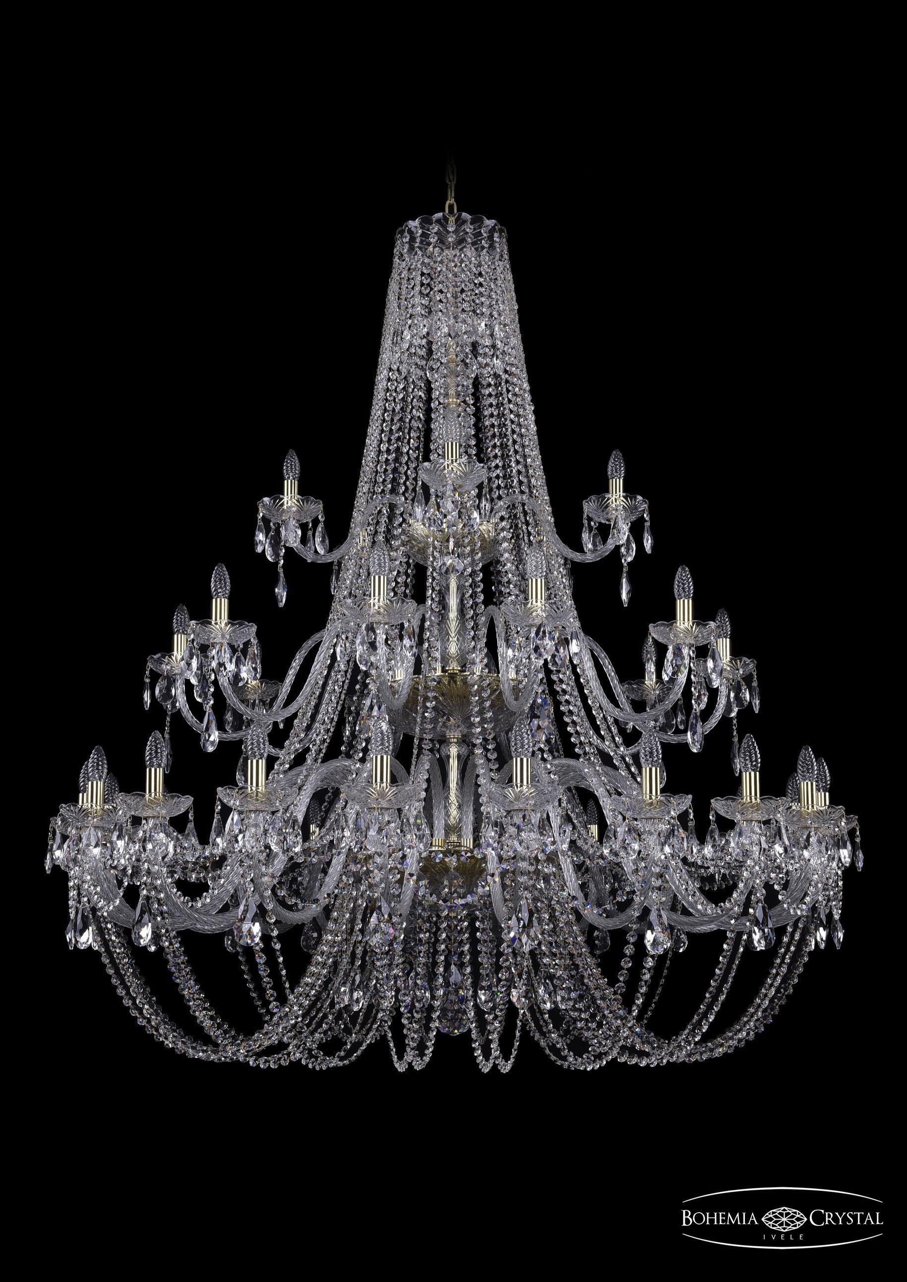 

Подвесная люстра Bohemia Ivele Crystal 1406/20+10+5/530/3d/G
