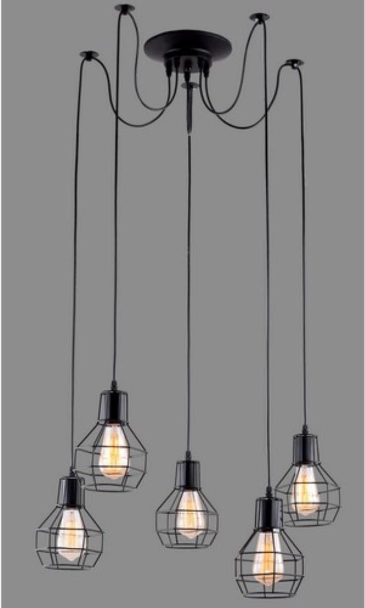 

Потолочный подвесной светильник Arte Lamp A1109SP-5BK, Подвесной светильник Arte Lamp A1109SP-5BK