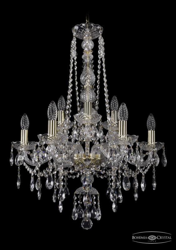 

Подвесная люстра Bohemia Ivele Crystal 1415/6+3/200/h-77/G