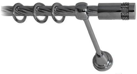 

Карниз Lm Decor Имидж 116 1р витой 3.2м антрацит, Имидж 116 1р витой 16мм 3.2м