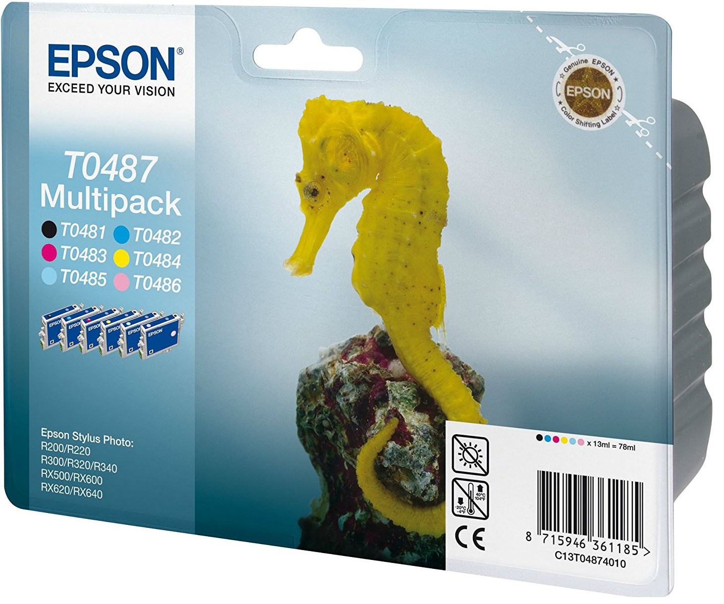 

Картридж для принтера Epson EPT04874010 (C13T04874010), Картридж Epson EPT04874010 C13T04874010