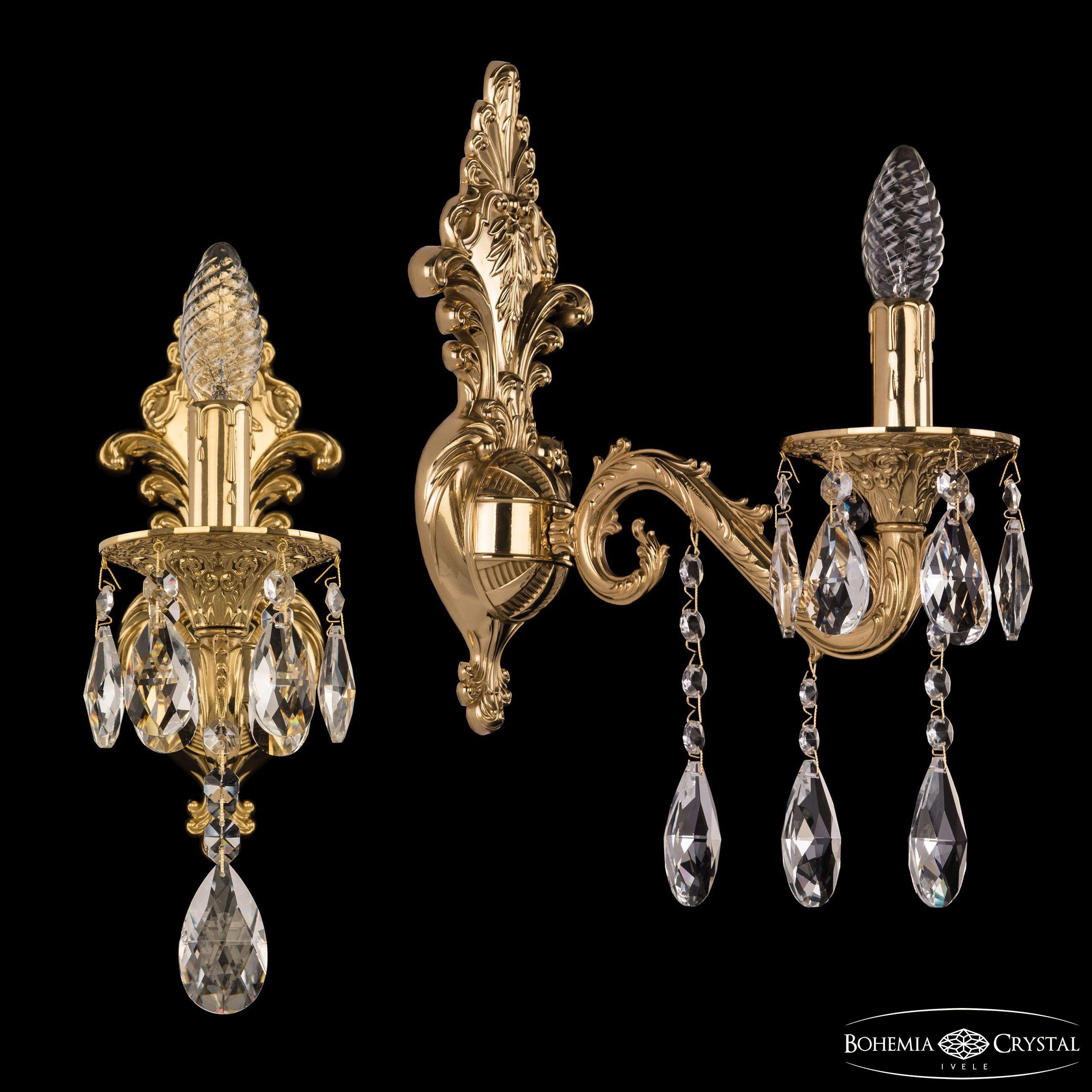 

Бра Bohemia Ivele Crystal 7102B14/1/175 A G
