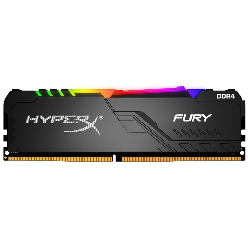 

Оперативная память Kingston DRAM 16GB 3600MHz DDR4 DIMM HyperX FURY RGB [HX436C17FB3A/16], DRAM 16GB 3600MHz DDR4 DIMM HyperX FURY RGB