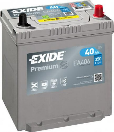 

Автомобильный аккумулятор Exide Premium EA406 40 А/ч