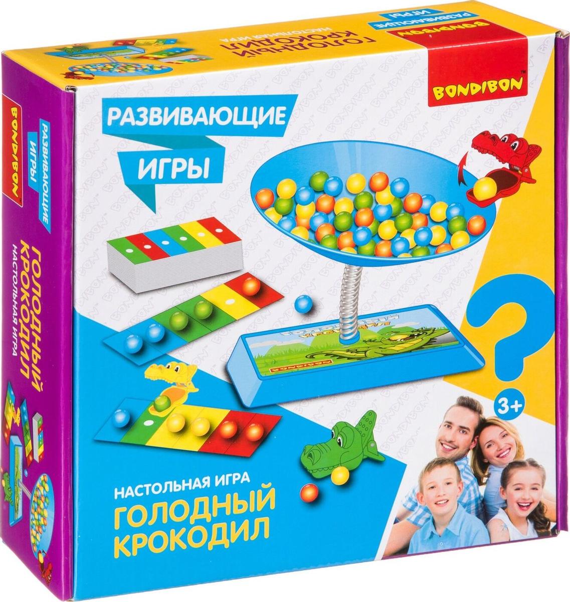 

Настольная игра Bondibon Голодный крокодил, Голодный крокодил