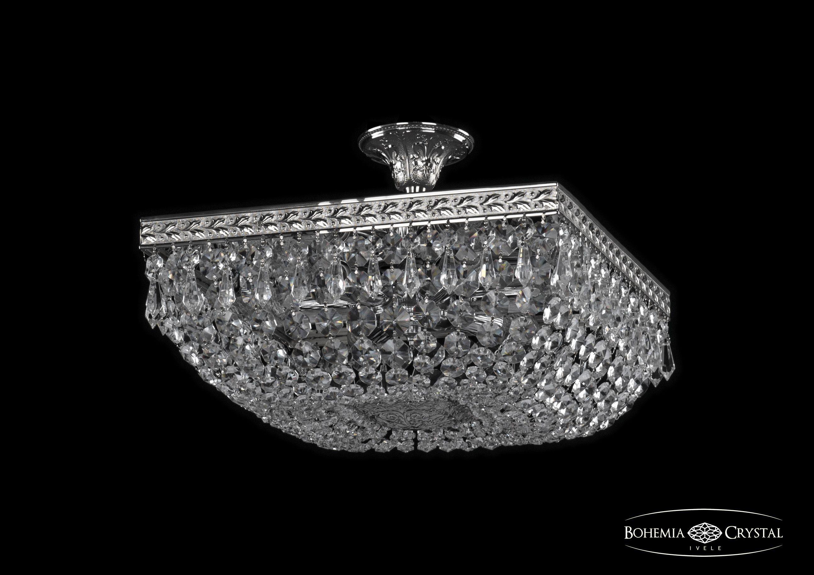 

Люстра на штанге Bohemia Ivele Crystal 19012/35IV Ni