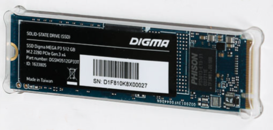

SSD диск Digma 512Gb Mega P3 M.2 2280 (DGSM3512GP33T)