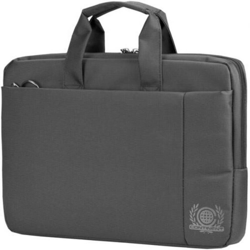 

Сумка Continent 15.6 CC-215 Серый, Сумка для ноутбука Continent 15,6” CC-215, Полиэстер, CC-215 GR серый