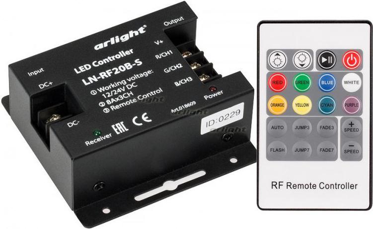 

Arlight Контроллер LN-RF20B-S (12-24V, 288-576W, ПДУ 20кн) [018609], Контроллер LN-RF20B-S (12-24V, 288-576W, ПДУ 20кн)