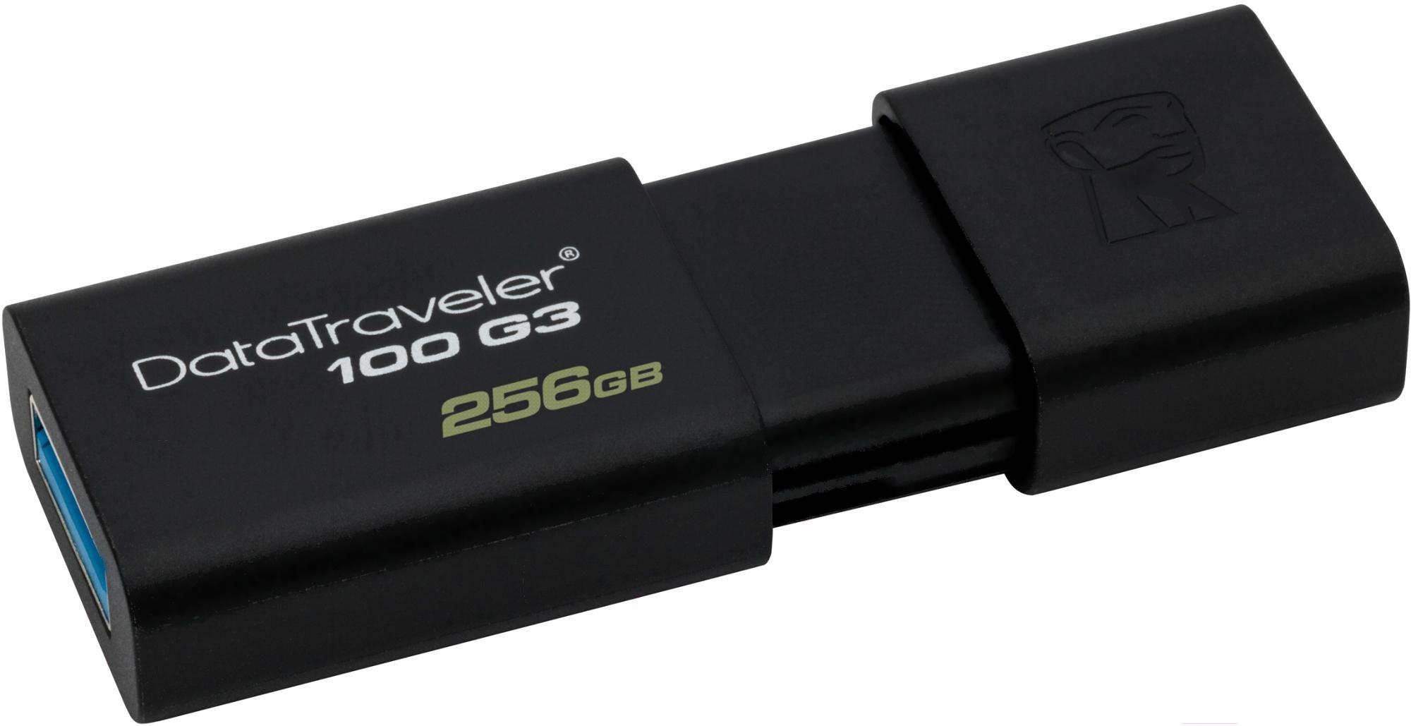 

USB Flash Kingston DataTraveler 100 G3 256GB, DataTraveler 100 G3 256GB