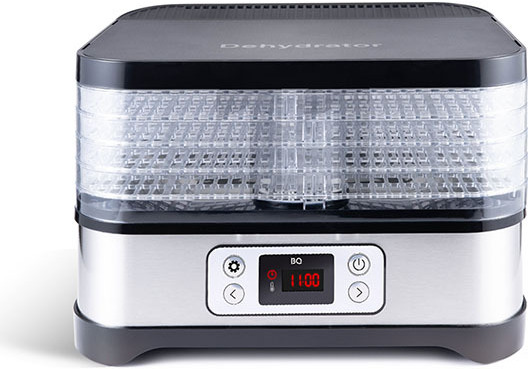 

Сушилка для овощей и фруктов BQ FD1001 черный/сталь