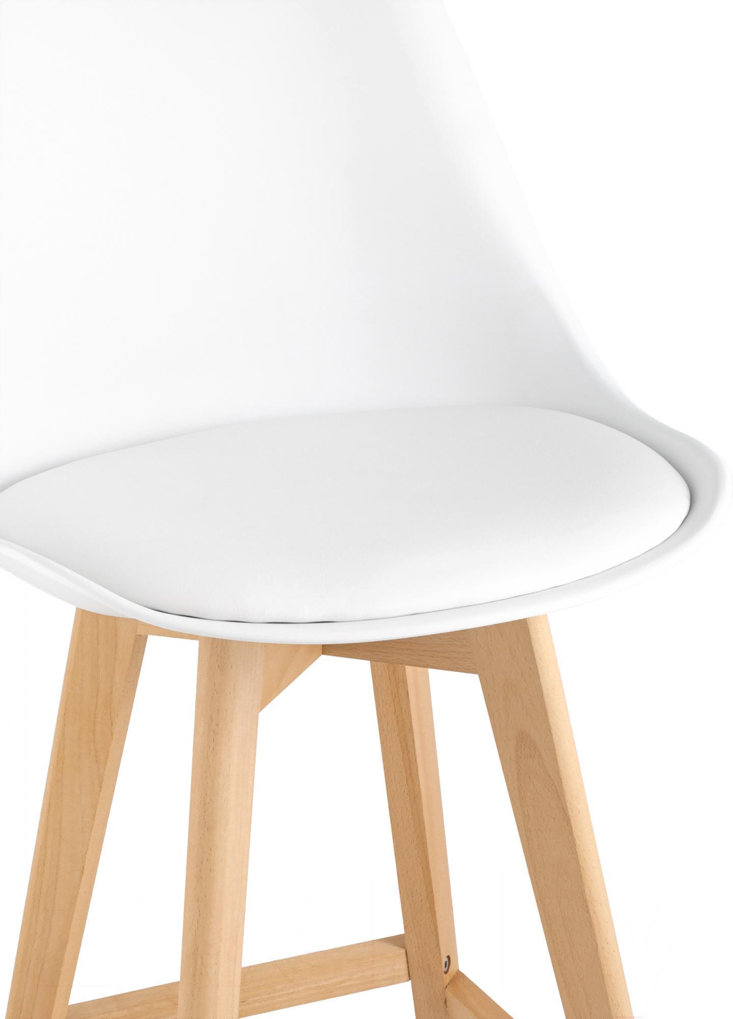 

Барный стул Stool Group Frankfurt белый [Y815A-65CM white], Барный стул Stool Group Frankfurt Y815A-65CM white белый