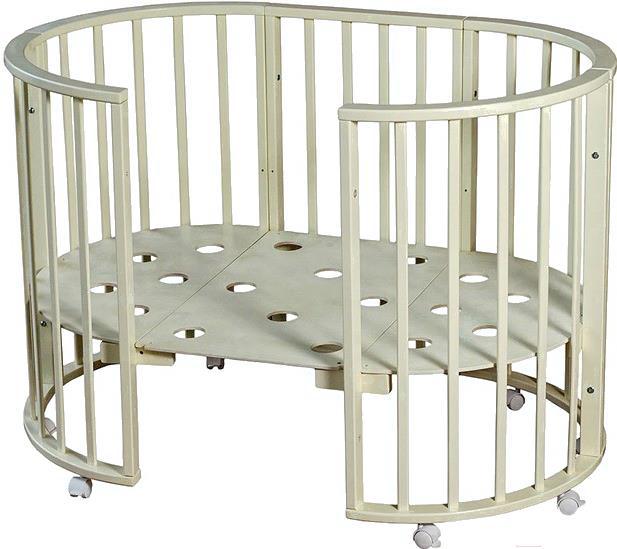 

Детская кроватка Мой Малыш 1 слоновая кость [ММ1-4], 1