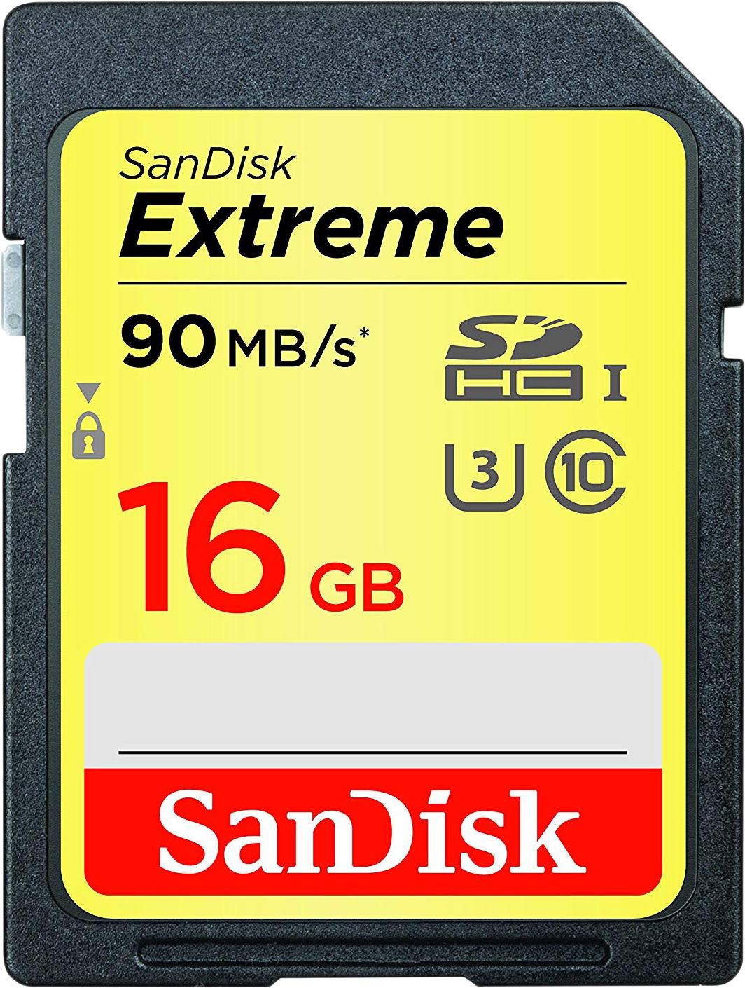 

Карта памяти SanDisk Extreme SDHC Class 10 16GB [SDSDXNE-016G-GNCIN], Extreme SDHC Class 10 16GB