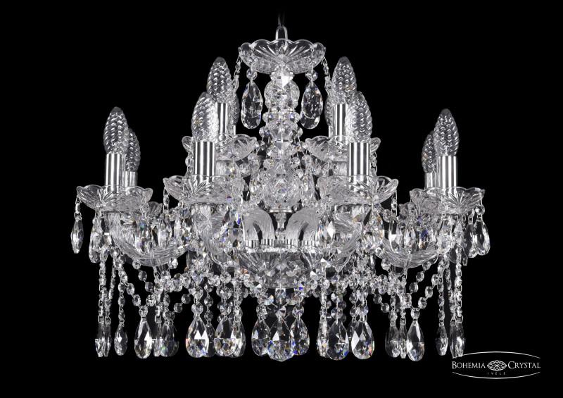 

Подвесная люстра Bohemia Ivele Crystal 1413/8+4/200/Ni