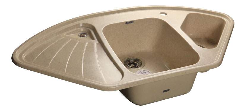

Кухонная мойка GranFest Corner GF-C1040E бежевый, Corner GF-C1040E