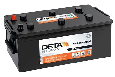 

Аккумулятор DETA Professional DG1803 180 А/ч, Professional DG1803 180 А/ч
