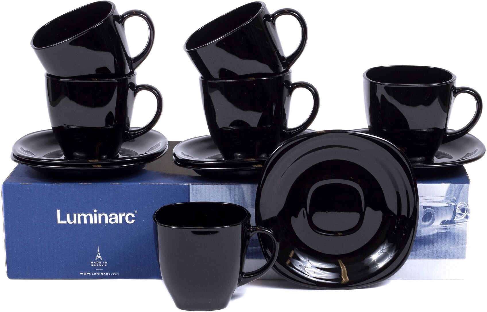

Набор для чая, кофе Luminarc Carine Black P4672
