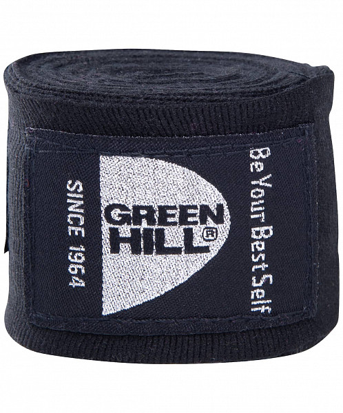 

Боксерский бинт Green Hill BP-6232d 4.5 м черный, BP-6232d 4,5м