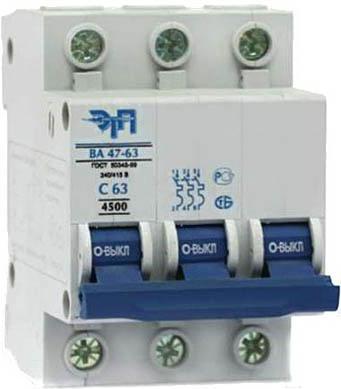 

Выключатель нагрузки ETP BA 47-63 3P 40A (B)