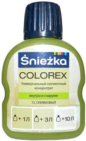 

Колеровочный пигмент Sniezka Colorex 72 100мл оливковый