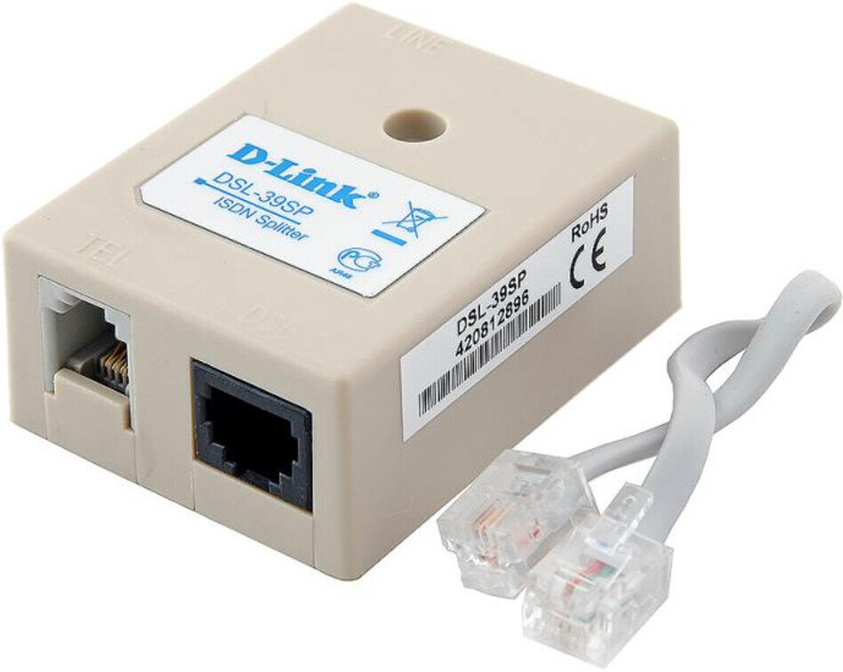 

ADSL сплиттер D-Link DSL-39SP, (D-Link DSL-39SP ADSL)