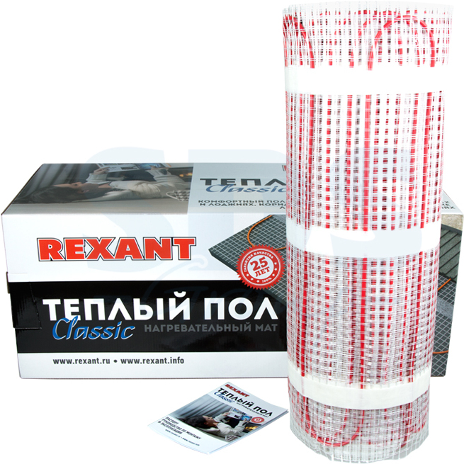 

Теплый пол Rexant Classic RNX-6.0-900 [51-0510-2], Нагревательный мат Rexant Classic RNX-6.0-900