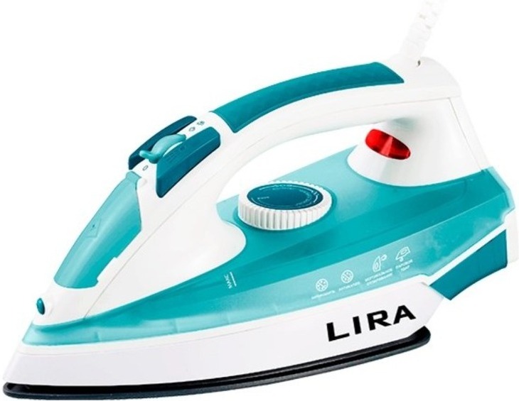 

Утюг LIRA LR 0605, Утюг LIRA LR 0605 белый/зеленый