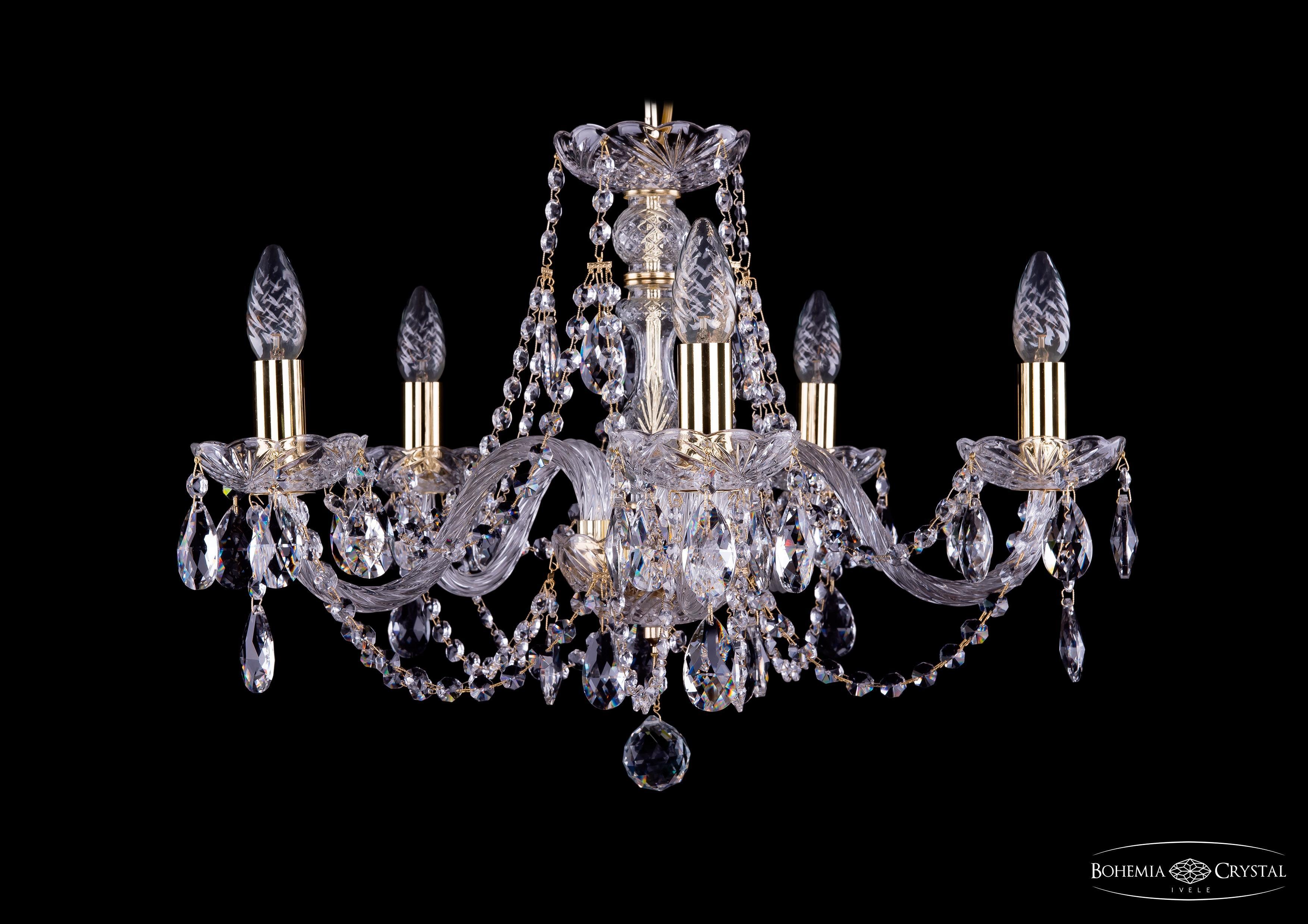 

Подвесная люстра Bohemia Ivele Crystal 1406/5/195/G