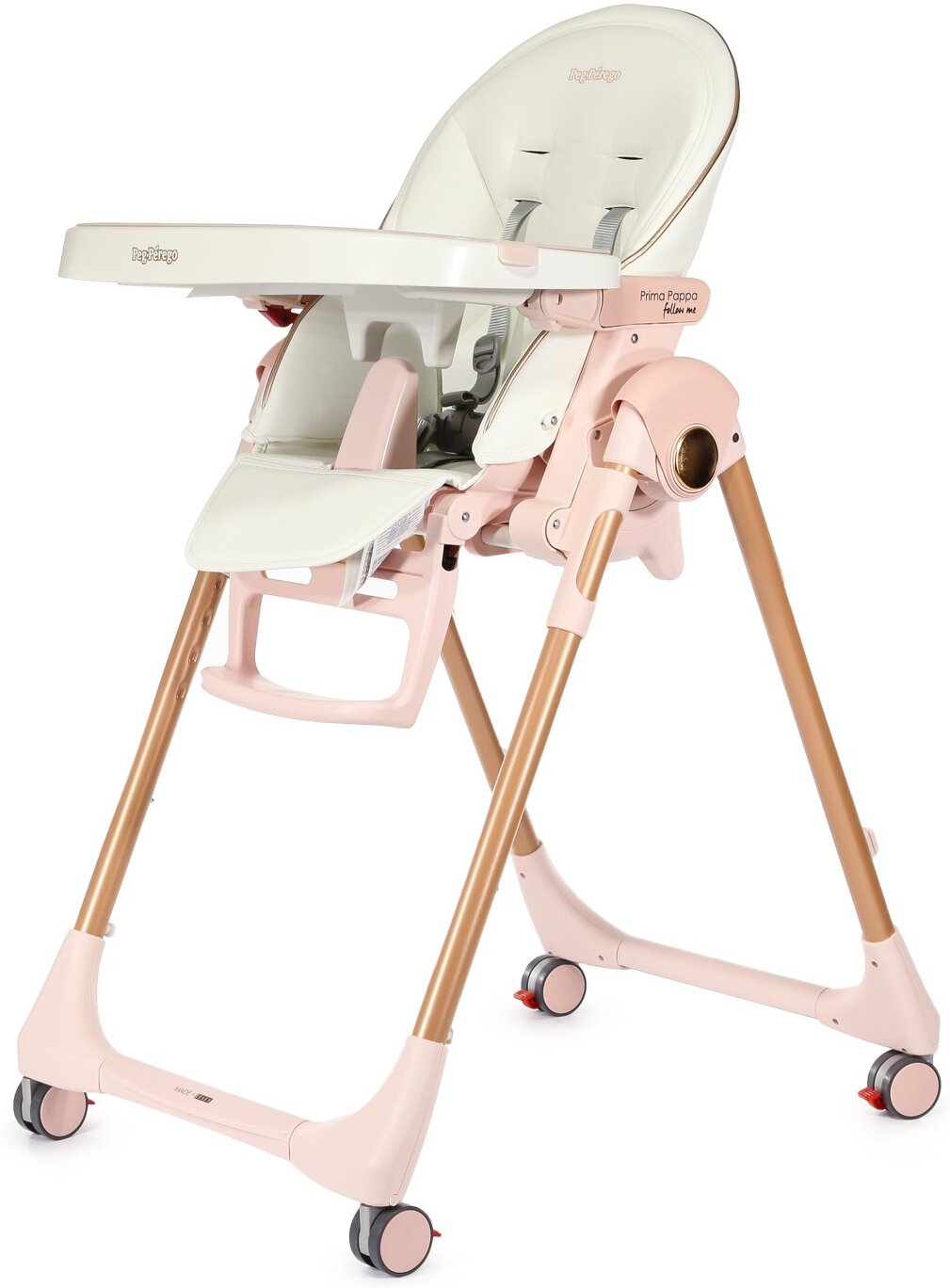 

Стульчик для кормления Peg-Perego PR.PAPPA FOLLOW ME розовый/белый [IH01000000BL00], Стульчик для кормления Peg Perego PR.PAPPA FOLLOW ME IH01000000BL00 розовый/белый