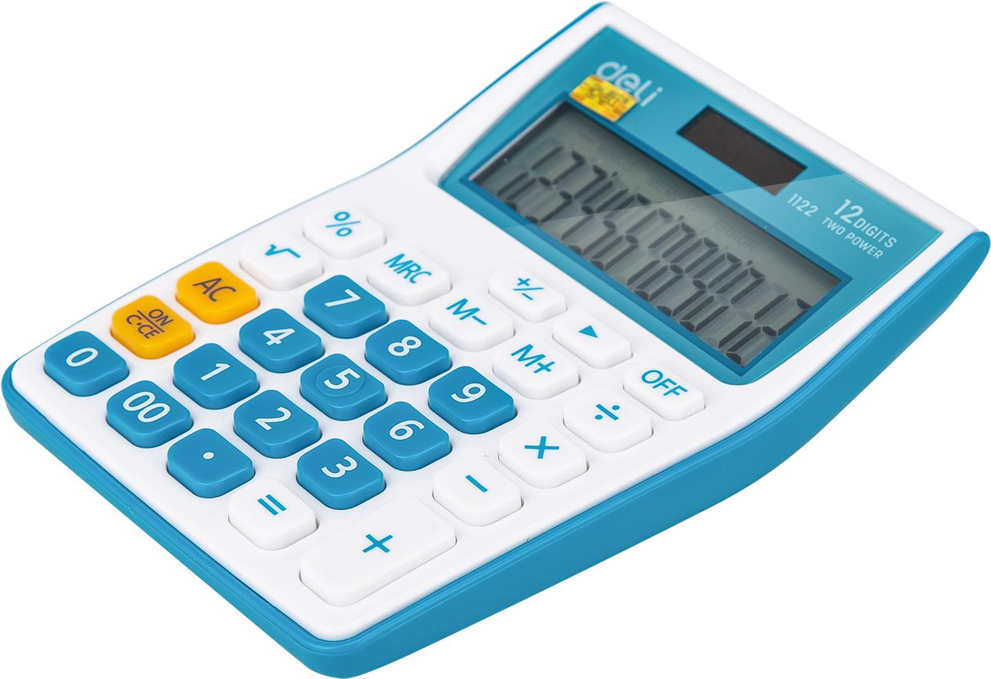 

Калькулятор Deli E1122/BLUE, E1122/BLUE