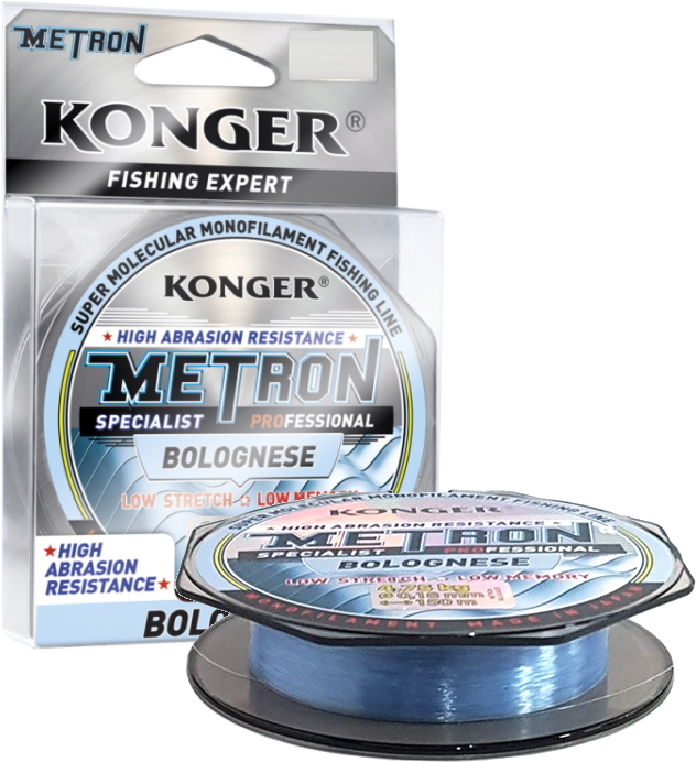 

Монофильная леска KONGER METRON SPECIALIST PRO BOLONESE 150 м 0,14 мм [214150014], Леска монофильная KONGER METRON SPECIALIST PRO BOLONESE 150 м 0,14 мм 214150014