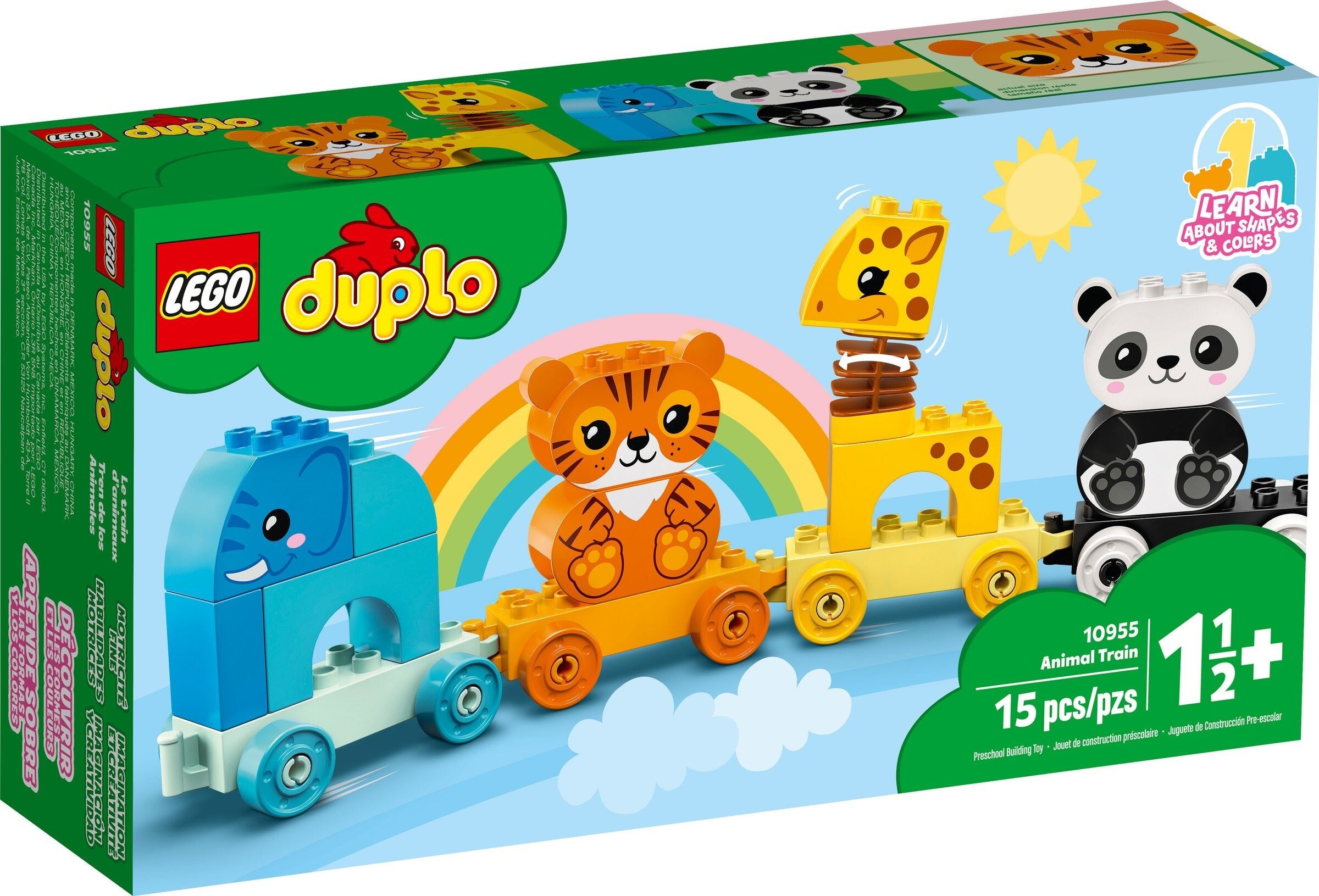 

Конструктор LEGO DUPLO My First Поезд для животных [10955], Конструктор LEGO DUPLO My First Поезд для животных 10955