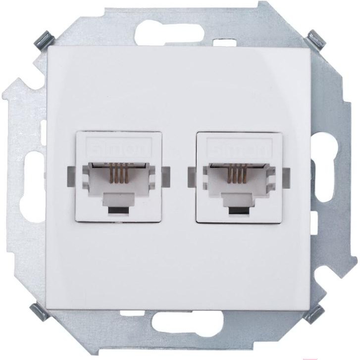 

Розетка Simon 1591589-030 белый