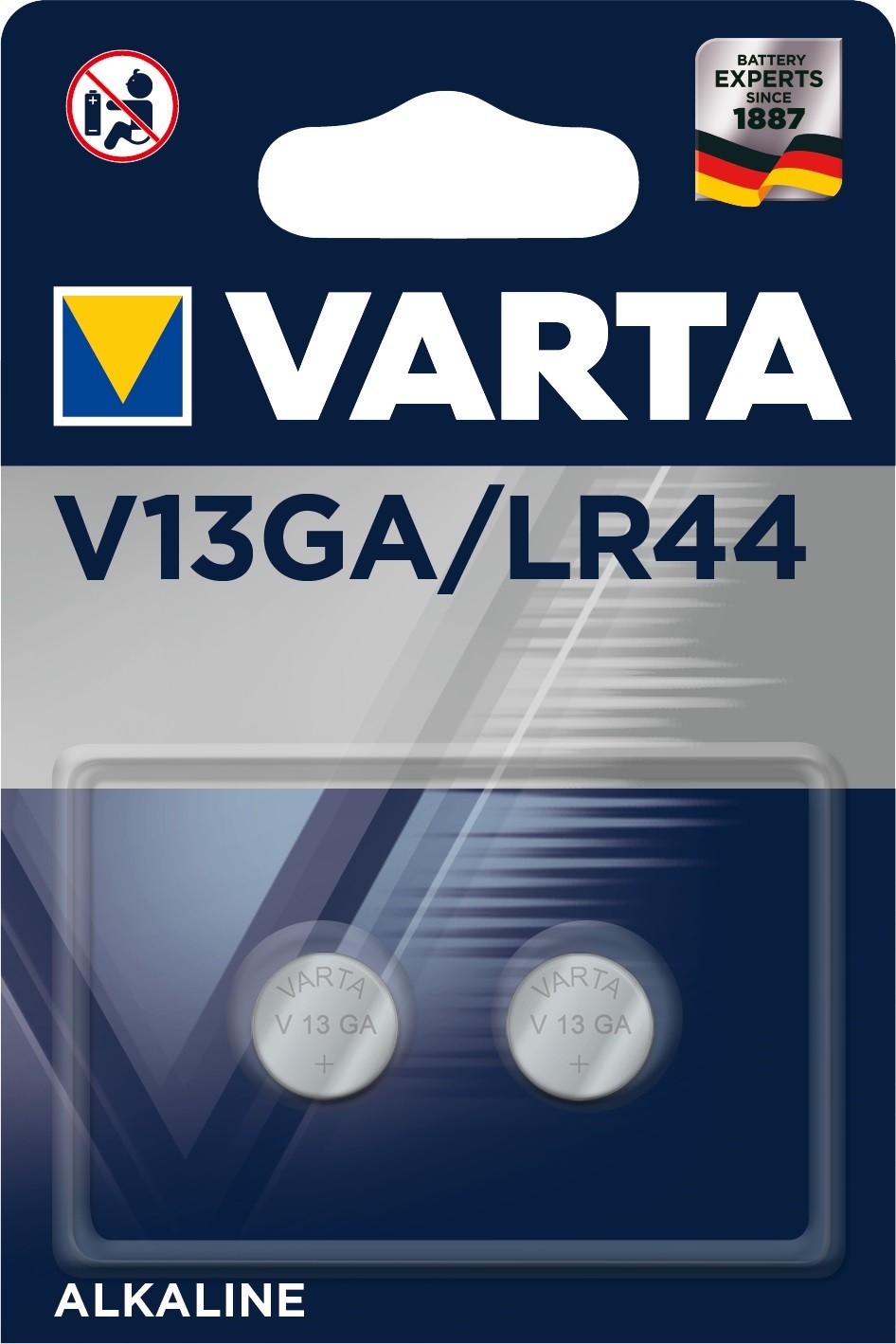 

Батарейка, аккумулятор, зарядное Varta V 13 GA BLI 1, Батарейка Varta V 13 GA BLI 1