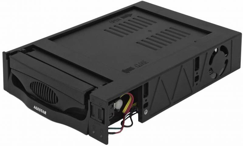 

Бокс для жесткого диска AgeStar SR3P-SW-1F Black, Сменный бокс для HDD AgeStar MR3-SATA(SW)-1F (SR3P(SW)-1F BLACK)