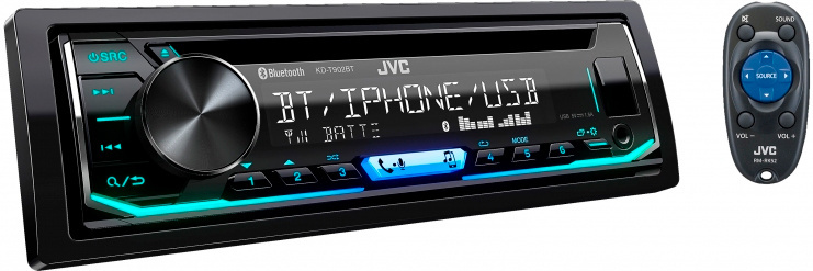 

Автомагнитола CD JVC KD-T902BT 1DIN 4x50Вт