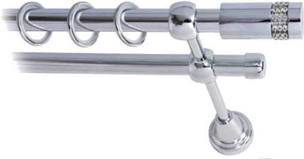 

Карниз Lm Decor Имидж 116 2р гладкий 3м хром, Имидж 116 2р гладкий 16мм 3.0м