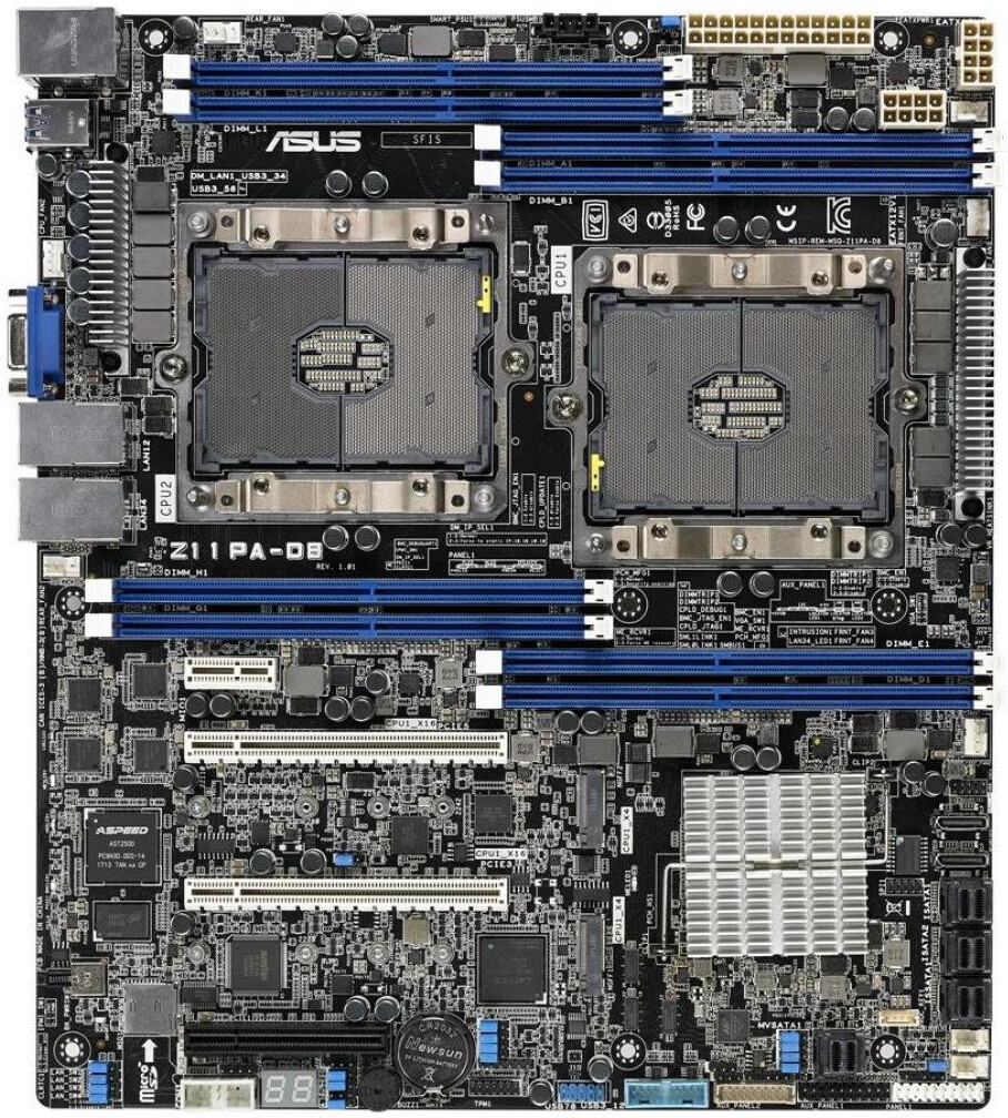 

Материнская плата ASUS Z11PA-D8 [90SB06H0-M0UAY0], Материнская плата ASUS Z11PA-D8 90SB06H0-M0UAY0