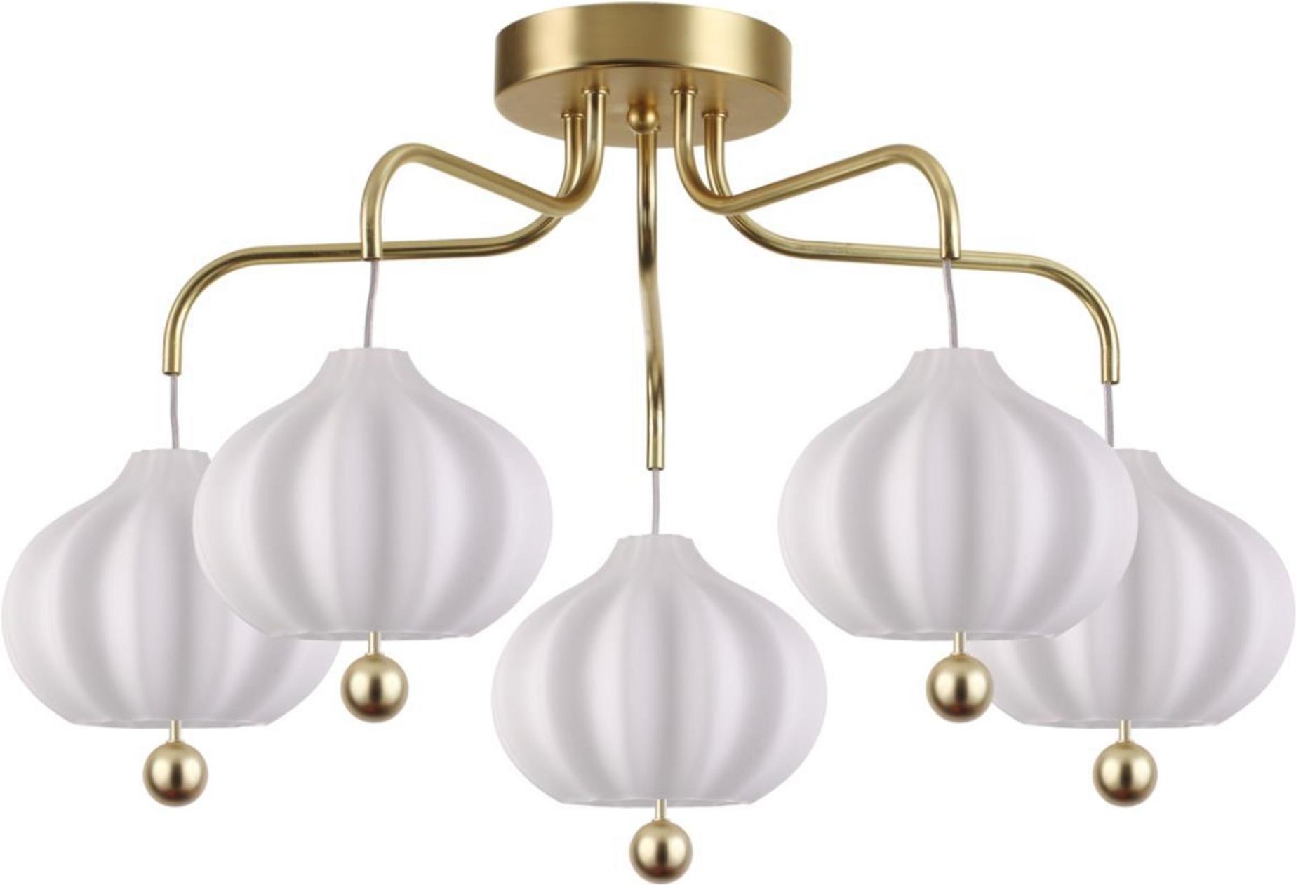 

Накладная люстра Lumion Juliet LN20 155 E27 5*60W 220V золотой/белый [4459/5C], Juliet LN20 155 E27 5*60W 220V