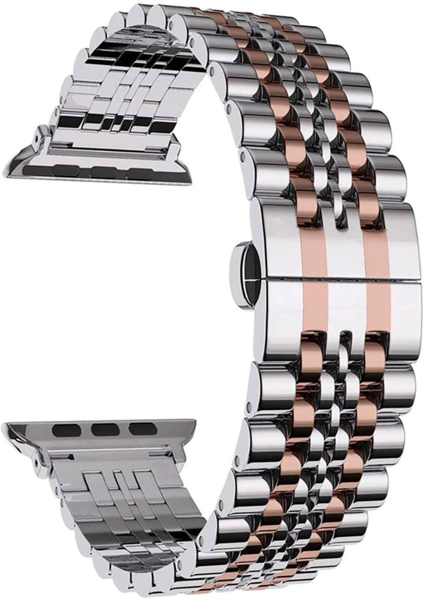 

Сменный ремешок Lyambda Castor Silver/Rose Gold [DS-APG-04-44-SR], Сменный браслет Lyambda Castor DS-APG-04-44-SR Silver/Rose Gold